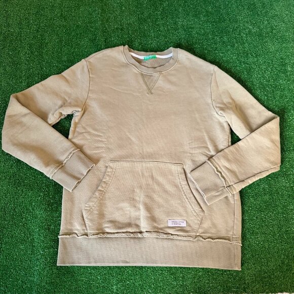 United Colors of Benetton Kangaroo Pocket Crew Neck Sweatshirt Kids Size 2XL - Picture 1 of 12